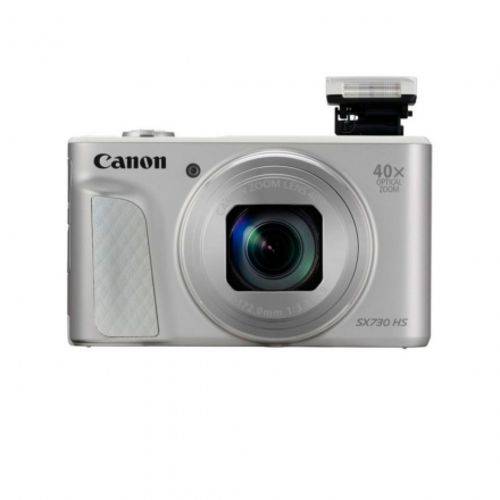 Camera Canon Sh730hs 20.3mp/40x/wifi/fhd Prata