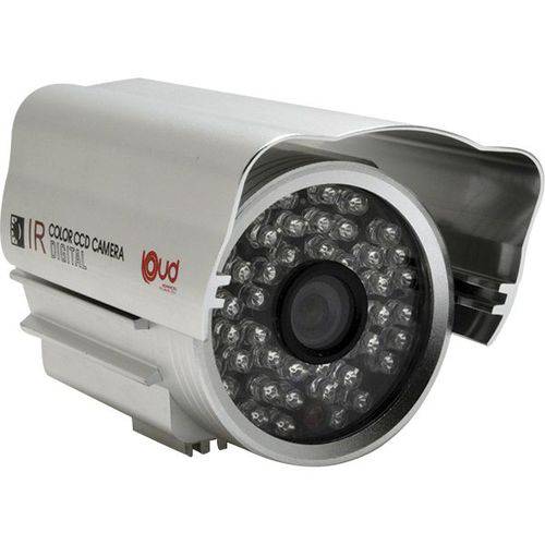 Camera Ccd Ir 35m 1/4 Sharp 420 Linhas Lente 3,6mm 48 Leds Ld1859 S/suporte Loud