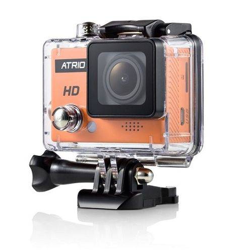Câmera de Ação Filmadora Atrio FullSport Cam HD 720p 5mp Entradas USB SD e Case DC186