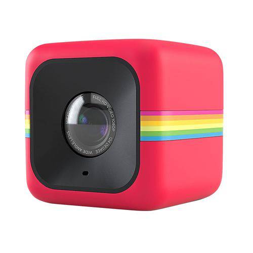 Câmera de Ação Full HD Cube Polaroid Vermelha