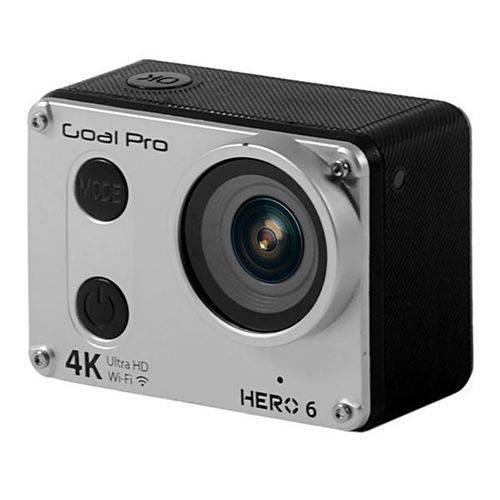 Câmera de Ação Goalpro Hero 6 Sport 16mp 4k com Wi-Fi - Prata