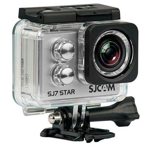 Câmera de Ação Sjcam Sj7 Star 4k Wi-Fi Micro Sd 2 Touch LCD 12mp ¿ Prata