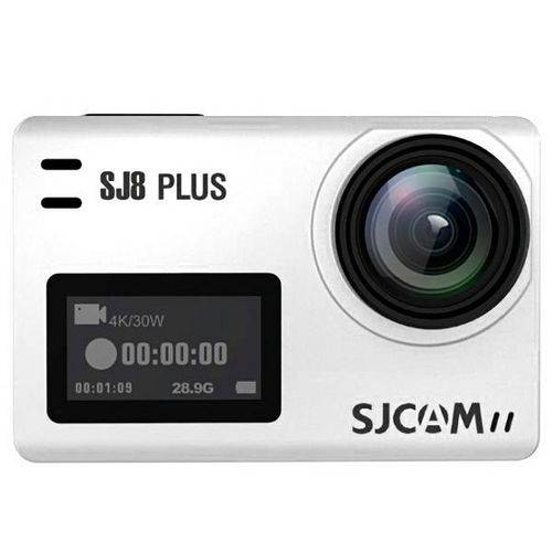 Câmera de Ação Sjcâmera Sj8 Plus 12mp Ultra HD com 2.33"/Wi-Fi - Branca/preta