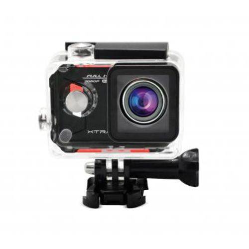 Câmera de Ação Xtrax EVO Kit com 20 Acessórios, 12MP, Filma em Full HD, Wi-Fi e Tela 1.5"