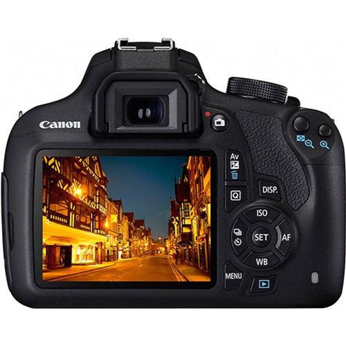 Câmera Digital Dslr Canon Eos Rebel T5 18mp Lente Ef-S18-55mm Iii - Preta (Cód.120183201)
