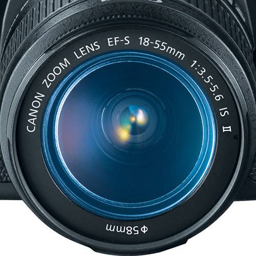 Câmera Digital DSLR Canon EOS Rebel T3i 18 MP C/ Lente 18-55mm Preta
