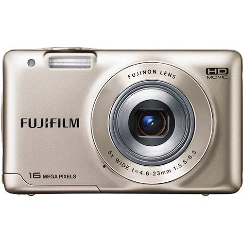 Câmera Digital Fuji JX580 16MP C/ 5x de Zoom Óptico Cartão SD 4GB Ouro