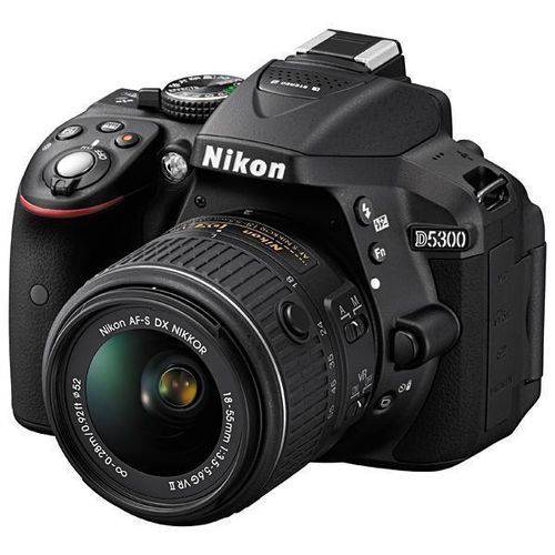 Câmera Digital Nikon D-5300 18-55mm F/3.5-5.6g Vr Kit Preto