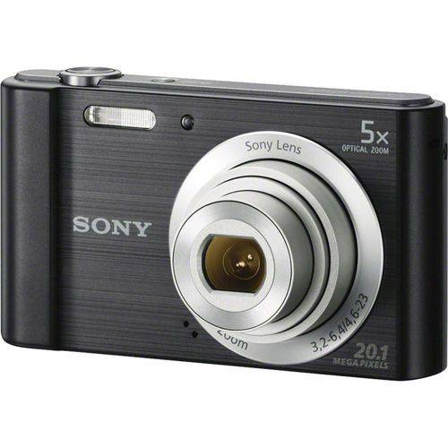Camera Digital Sony W800 Cybershot 20 MP Zoom Optico 6x - Preta