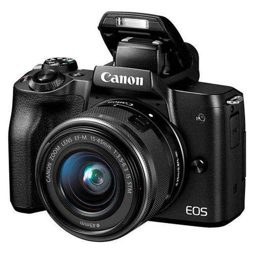 Câmera Dslr Canon Eos M50 24.1mp 3.0" Wi-Fi/nfc/bluetooth + Kit Ef-m15-45 Is Stm