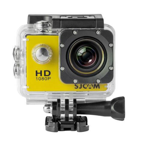 Câmera Esportiva SJ4000 Sjcam Original 12mp 1080p Full HD Filmadora Sport Prova D´água - Amarela