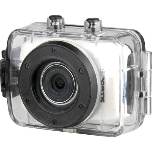 Câmera Filmadora de Ação Full HD Vivitar com Caixa Estanque e Suportes Prata DVR787HD