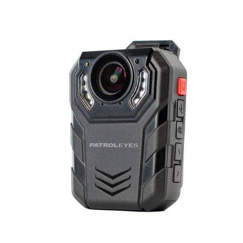 Camera Filmadora Espiã PatrolEyes SC-DV7 Camera Ultra 1296p com Visão Noturna 2019 - Body Camera