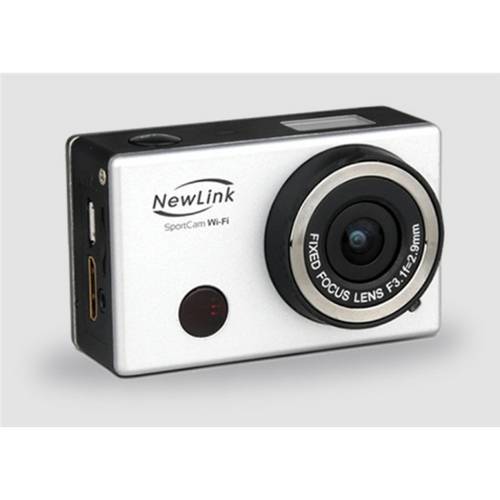 Camera Filmadora Sports Full Hd Prova D`Água Wi-Fi com Case Newlink