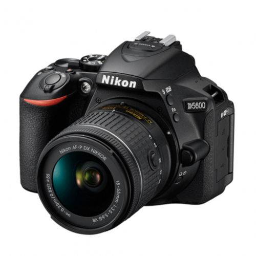 Câmera Nikon D5600 Kit Af-p 18-55mm Vr Preto