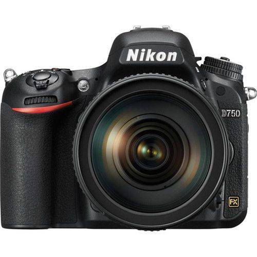 Câmera Nikon D750 Af-S 24-120mm 24.3mp, Lcd 3.2", Full Hd