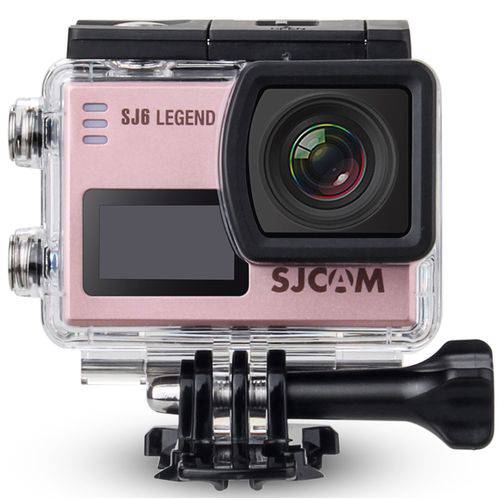 Câmera Sj6 Legend Wifi Touch 16mp Gyro Fpv Hd 4k Full Hd Filmadora Sport a Prova D´água - Rose Gold