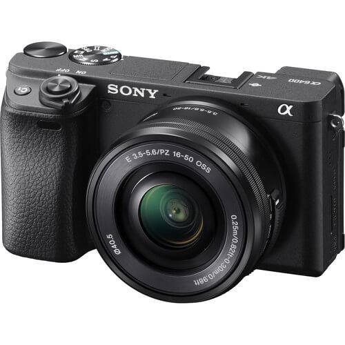 Câmera Sony Alpha A6400 Mirrorless com Lente 16-50mm