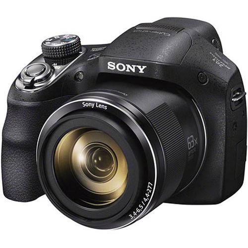 Camera Sony Dsc-h400 20mp- 63x -HD - Preto