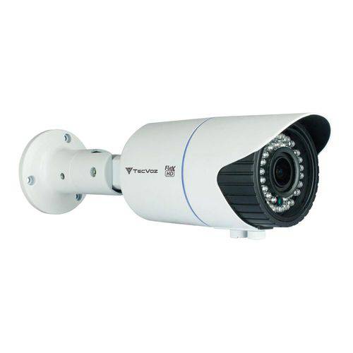 Camera Varifocal Tecvoz Qcb-10v 4 em 1 720p 1/4 Ir40m 2.8-12mm Ip66