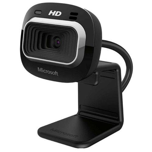 Câmera Webcam Microsoft Lifecam T4h-00002 1mp HD 720 Preto