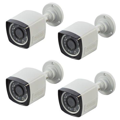 Câmeras de Segurança Residencial Externa Full HD Infra 20 Metros Citrox CX-2336 (4 Peças)
