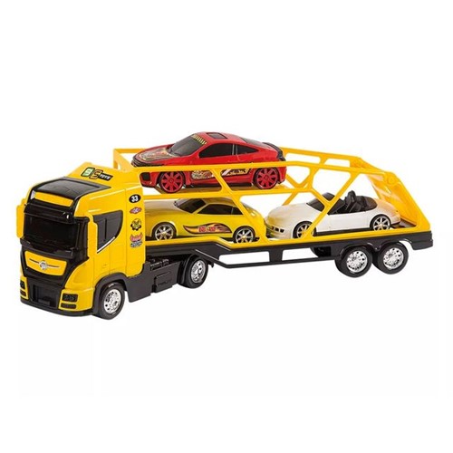 Caminhão 309 Top Truck Cegonheiro Bs Toys Amarelo Amarelo