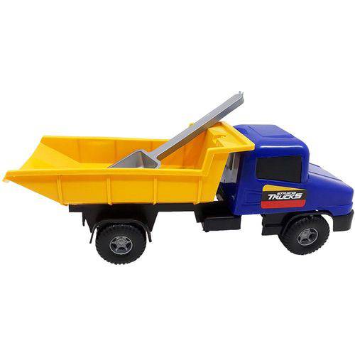 Caminhão Basculante de Brinquedo com Pá Azul/amarelo - Silmar