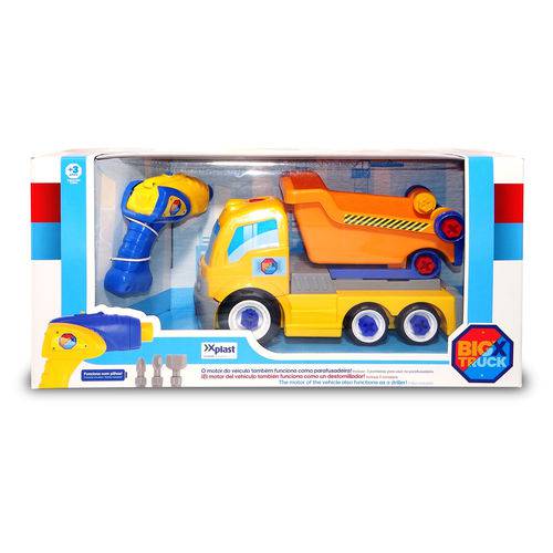 Caminhão Big X Truck - Homeplay - Amarelo