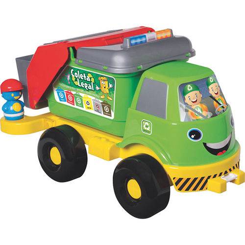 Caminhão de Coleta Seletiva Grande - Merco Toys