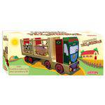 Caminhão Fazendinha-Brinquedo Educativo Madeira-Carimbras