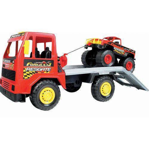 Caminhão Infantil Equipe Fórmula 1 Vermelho 322 - Magic Toys