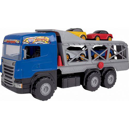Caminhão Magic Toys Super Cegonha - 87 Cm - Azul
