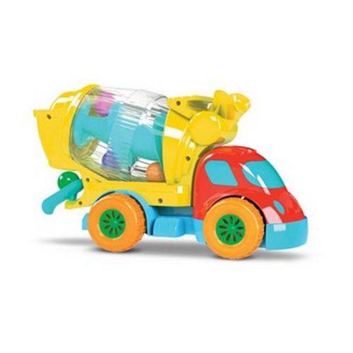 Caminhão Robustus Betoneira de Bolinhas - Diver Toys