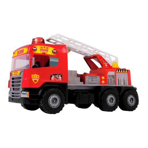Caminhão Super Bombeiro Vermelho - Magic Toys
