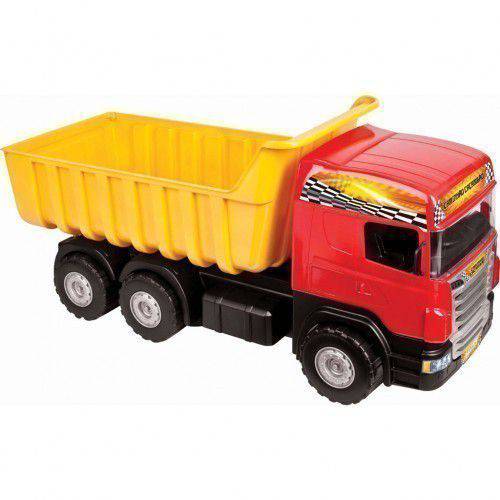Caminhão Super Caçamba Vermelho 5050 - Magic Toys