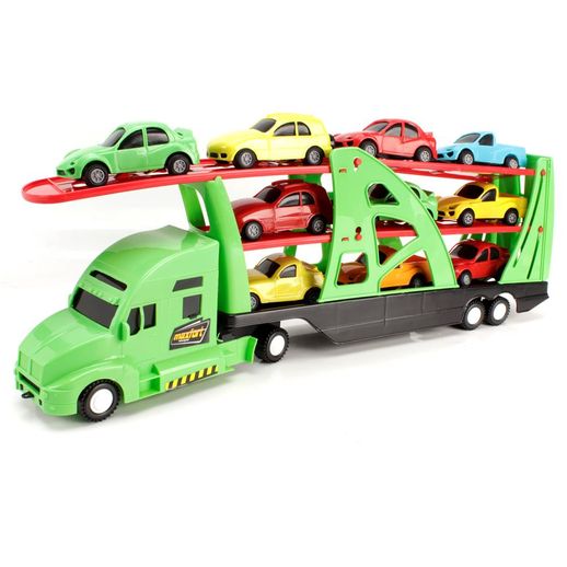Caminhão Super Cegonha Verde - Brinquedos Chocolate