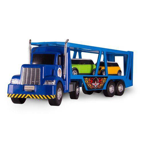 Caminhão Transcar Superfrota - Poliplac - Azul