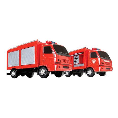 Caminhão Urban Bombeiro Resgate 1450 - Roma Brinquedos