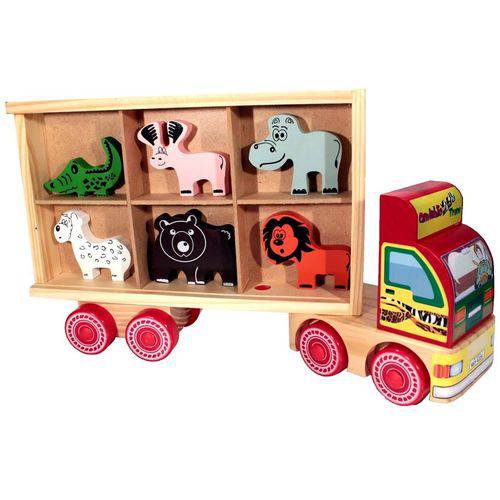 Caminhão Zootrans - Carimbras - Brinquedo Educativo