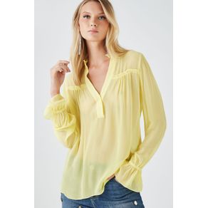 Camisa Agatha Ggt Lisa Amarelo Summer2 - 36