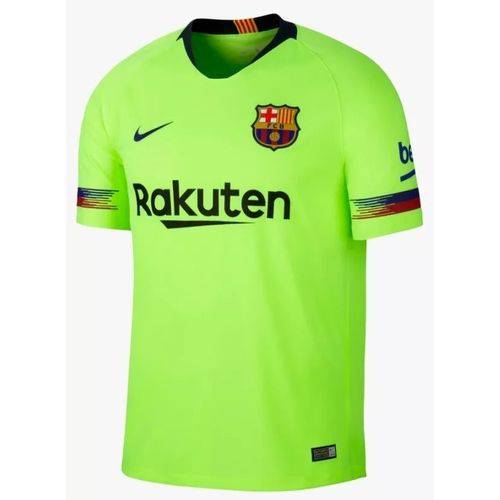 Camisa Barcelona Away 2018 S/n° - Torcedor Nike Masculina - Verde