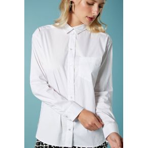 Camisa Basic Mink Branco - 38
