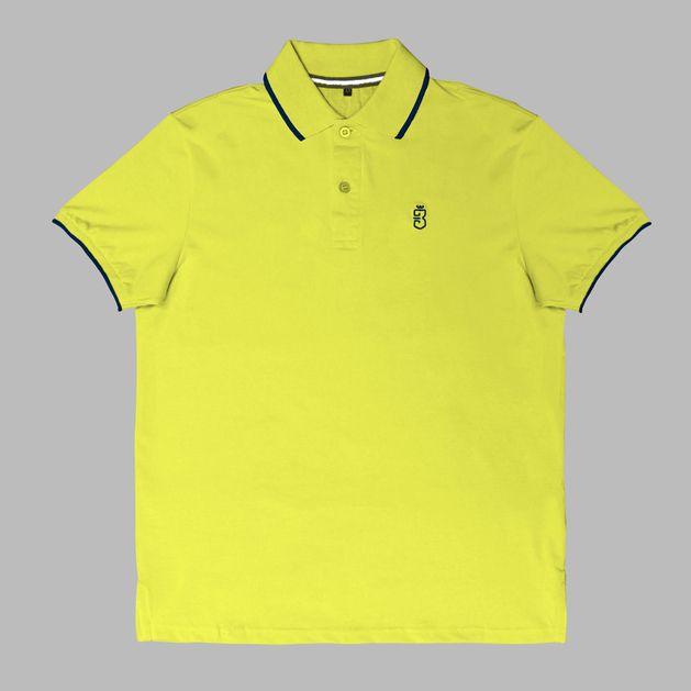 Camisa Básica Pólo Amarela