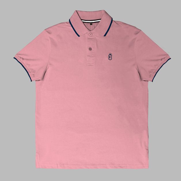 Camisa Básica Pólo Rosa
