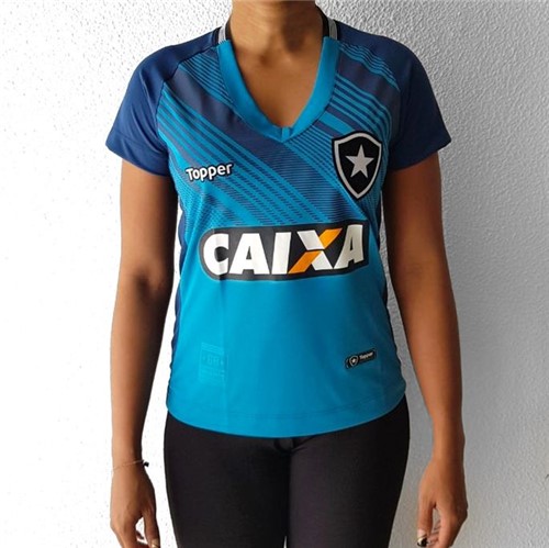 Camisa Botafogo Goleiro Feminina Jogo 1 2018/19 AZUL - M