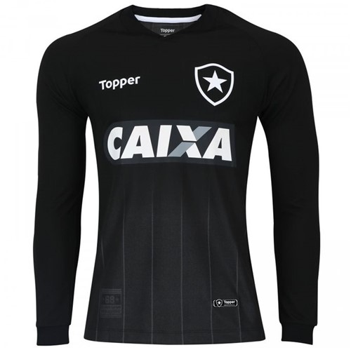 Camisa Botafogo 2 Manga Longa Topper 2018 PRETA P