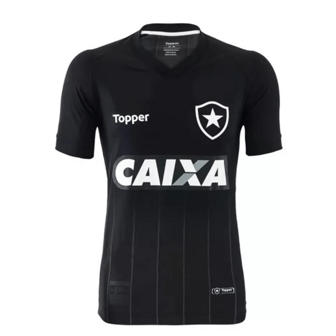 Camisa Botafogo Masculina Jogo 2 2018/19 - Tamanho Especial PRETO/CHUMBO 8G
