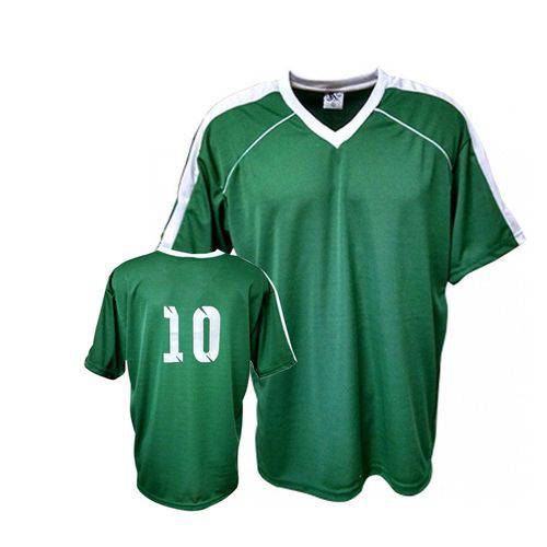 Camisa Camiseta Futebol / Futsal / Volei Arezzo Verde/branco- Adulto - Kanga