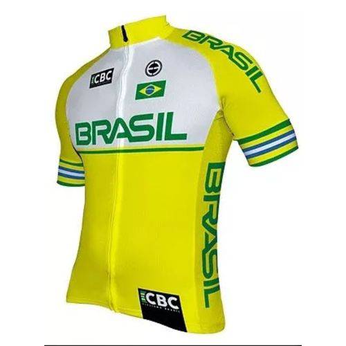 Camisa Ciclismo Ert Elite Seleção Brasileira Nova